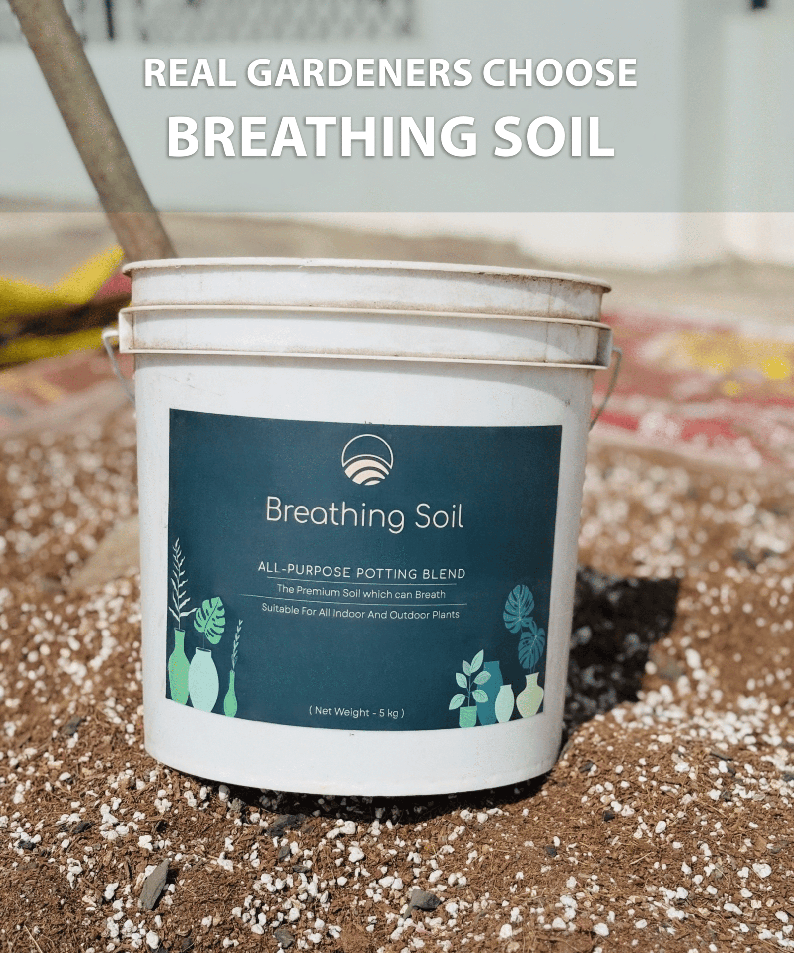 Breathing Soil All-Purpose Potting Mix (5kg) - Image 4